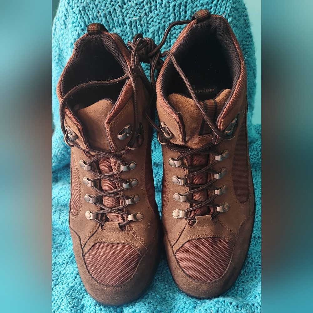 Land's End Men's Brown Hiking Boot 92698 Size 11D